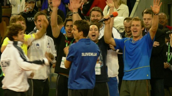 Slovenska teniška reprezentanca ohranja upanje na svetovno skupino
